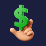 Mão segurando símbolo de dólar verde, representando antecipar precatório