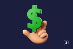 Mão segurando símbolo de dólar verde, representando antecipar precatório